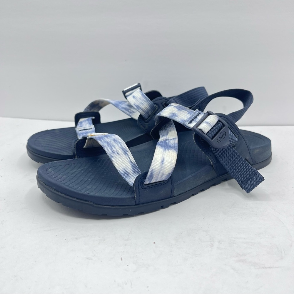 CHACO Women’s Size 8 Lowdown Sandals in Faded Blue Fog Hiking Boating Outdoor